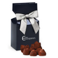 Cocoa Dusted Truffles in Navy Gift Box